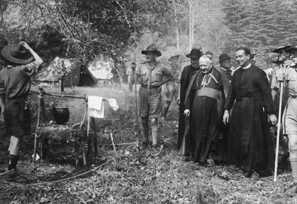 tourisme, scouts, 1950