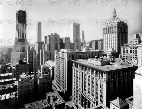 new york, vue du 24e étage de l'hôtel lexington