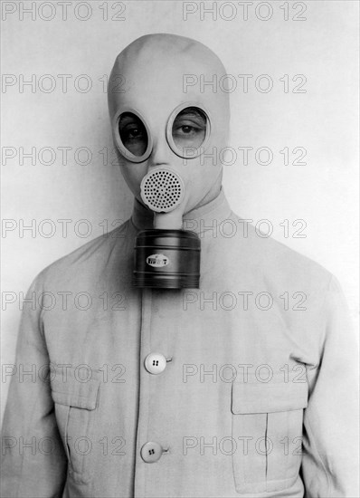 guerre chimique et défense contre les gaz, masque pirelli, 1915 1918