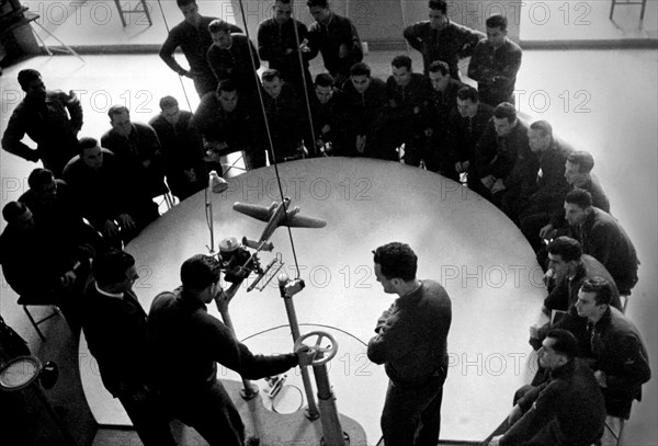 armée de l'air, escadron d'étudiants sur l'utilisation de la ligne de visée, 1940