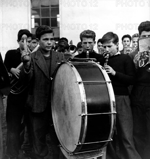 groupe de jeunes joueurs, 1952