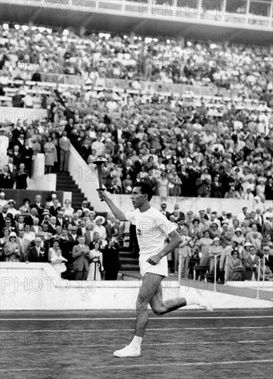 jeux olympiques de rome, torche olympique, 1960