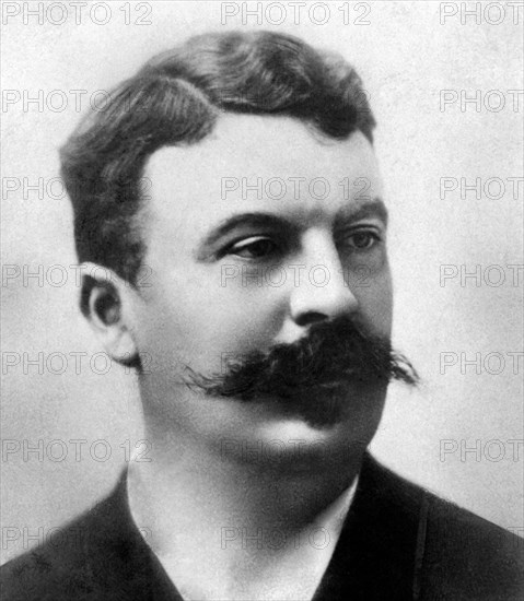 portrait de guy de maupassant, 1850-1893