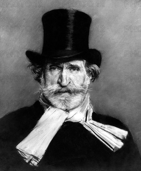 portrait de giuseppe verdi, 1813-1901