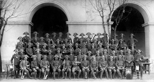 orchestre des carabiniers, 1910
