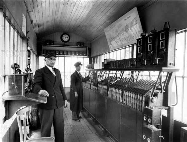 cabine ferroviaire avec appareil hydrodynamique, 1955