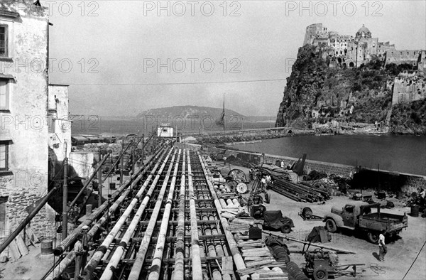 aqueduc sous-marin pour procida et ischia, 1960