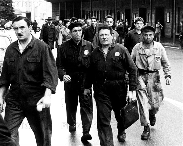 sortie des travailleurs de dalmine, 1963