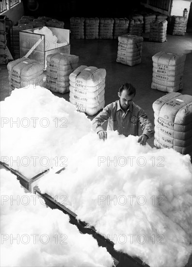 emballage de la fibre synthétique polyamide delfion, 1970