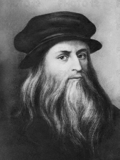 portrait de leonardo da vinci, 1959