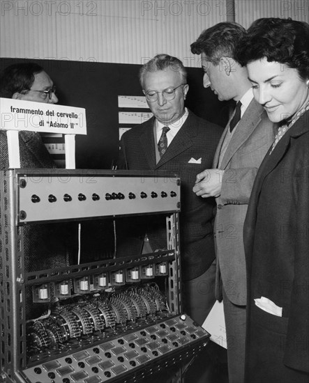 cerveau électronique adamo II, 1956