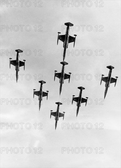 vol de chasseurs en formation, 1968