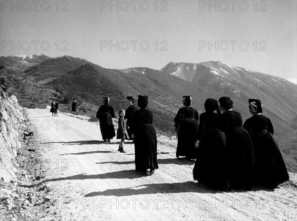 costumes de scanno, 1953