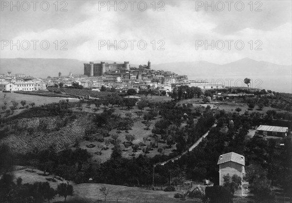 panorama de bracciano, 1920 1930