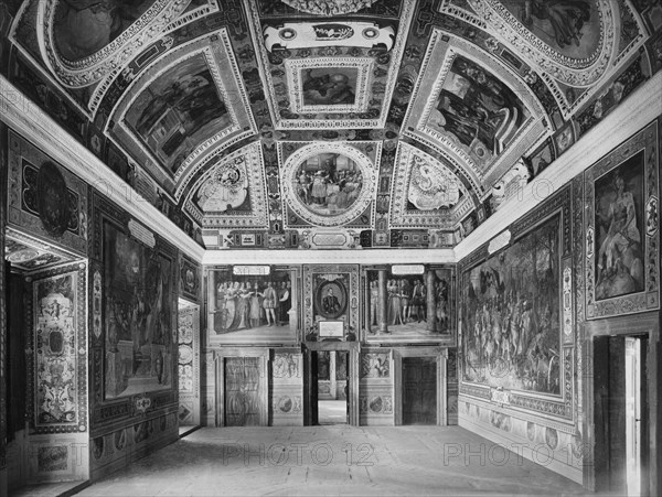 une chambre de la villa farnese, 1930 1940