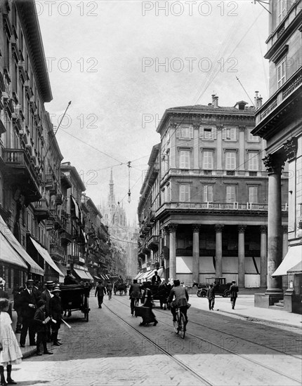 milan, corso vittorio emanuele, 1911