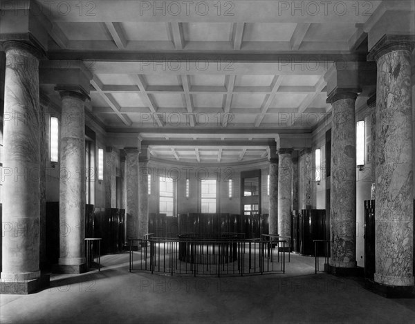 milan, une salle de la bourse, 1920 1930