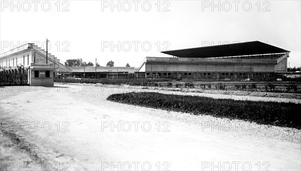 italie, milan, une des entrées du terrain de san siro, 1910 1920