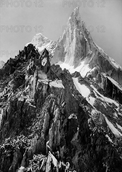 chine, le karakorum vu du côté chinois, 1909