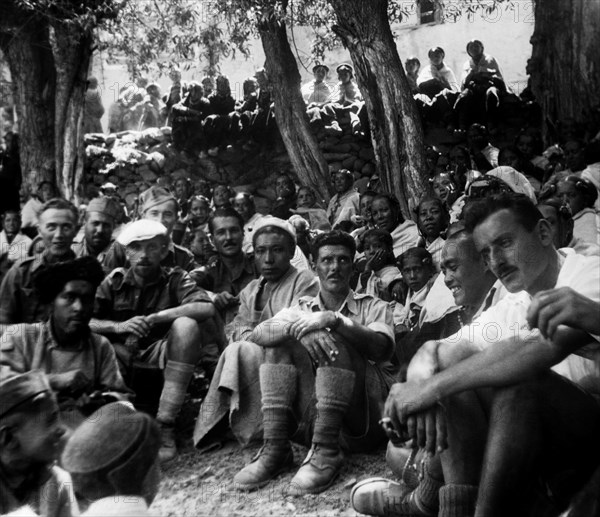 asie, tibet, groupe d'habitants de lahoul, 1920 1930