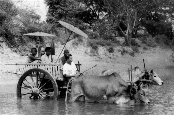 asie, siam, passage de la frontière, 1910 1920