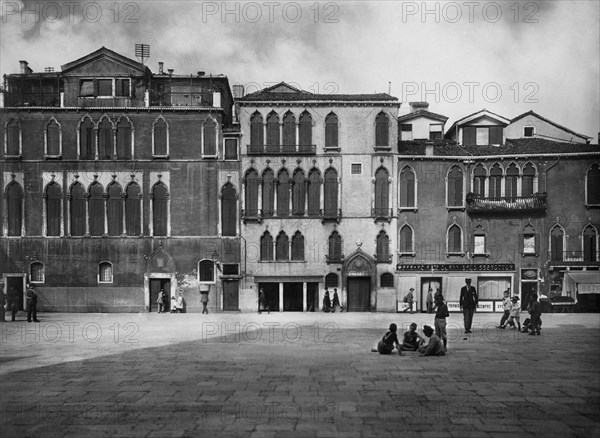 italie, veneto, venise, campo santa maria formosa, 1910 1920