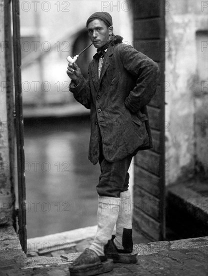 italie, veneto, costume de chioggia, années 1920