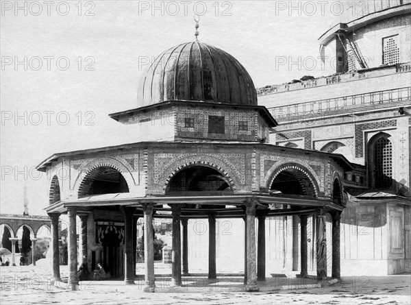 israël, jerusalem, mosquée omar, 1900 1910