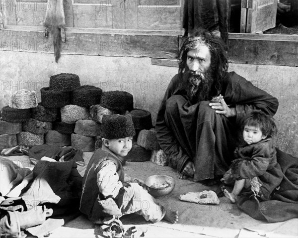 pakistan, colporteur de couvre-chefs, 1955