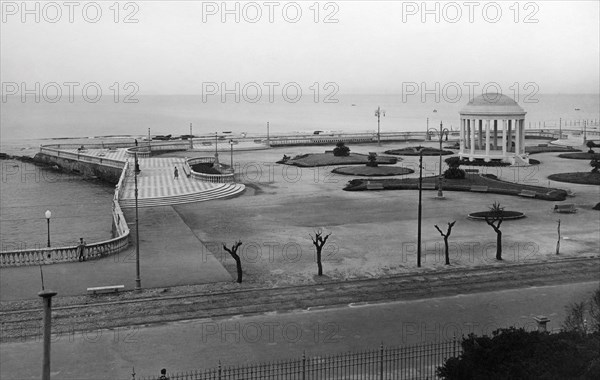 toscane, livorno, vue de la terrazza costanzo ciano devenue terrazza mascagni, 1930