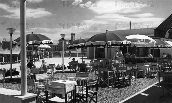 toscana, livorno, stabilimento balneare acquaviva, 1920 1930