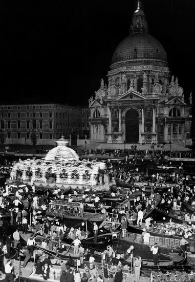 italie, venise, festival redentore, campo della salute, 1920 1930