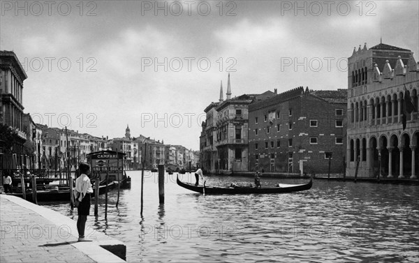 italie, venise, l'entrepôt des turcs, 1930