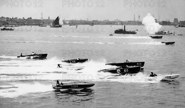 italia, venezia, concorso internazionale motonautico al lido, 1933