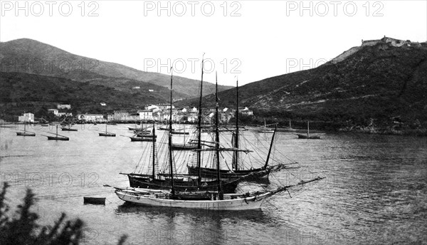 porto ercole, monte argentario, tuscany, italy 1900-10