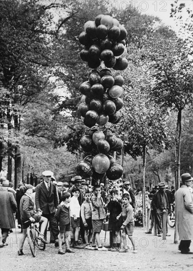 europe, italie, toscane, san baronto, fête de san baronto, 1920