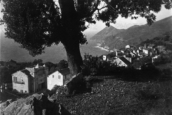 europe, france, corse, vue du cap corso, 1910 1920