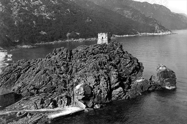 europe, france, corse, panorama, 1910 1920