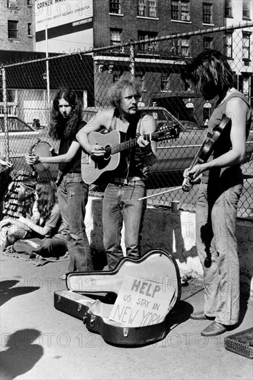 amerique, new york, fête de san gennaro en petite italie, 1970