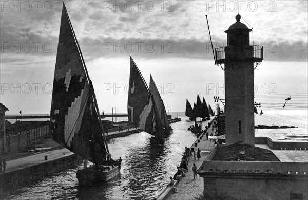 europe, italie, toscane, viareggio 1910 1920