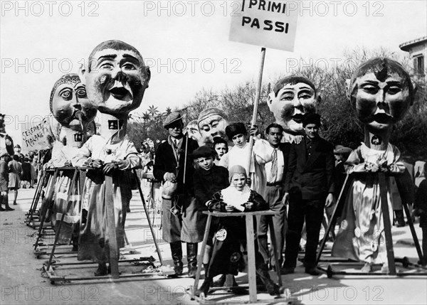 europe, italie, toscane, viareggio, 1932