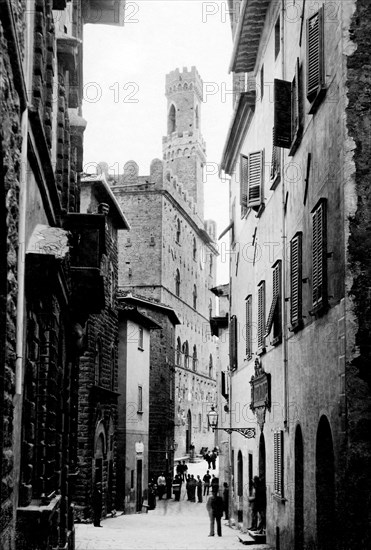 europe, italie, toscane, volterra, 1900 1910