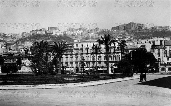 campanie, naples, vue de la ville, 1920