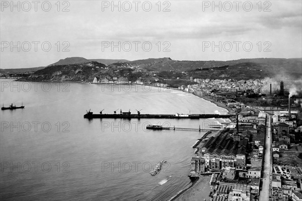 italie, campanie, bagnoli, panorama, 1935