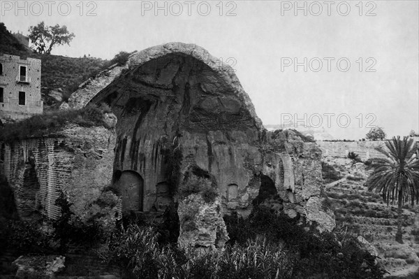 italie, campanie, bacoli, baie, le temple de diano lucifera, 1900 1910