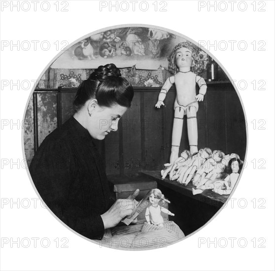 italy 1910, craftmade dolls