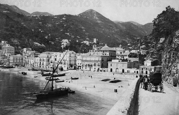 italie, campanie, mineurs, vue de mineurs, 1900 1910