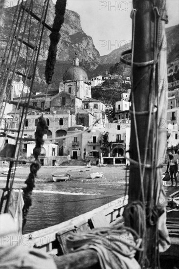 italy, campania, positano, 1910-1920