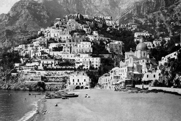 italie, campanie, positano, 1910-1920