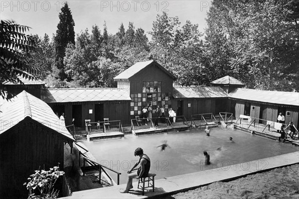 the spa, telese terme, campania, italy 1930